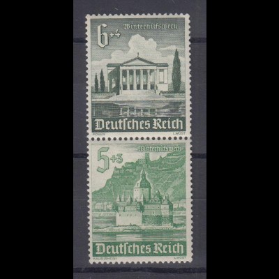 Deutsches Reich 754/753 ZD S 260 Winterhilfswerk Bauwerke 6+4 Pf + 5+3 Pf **