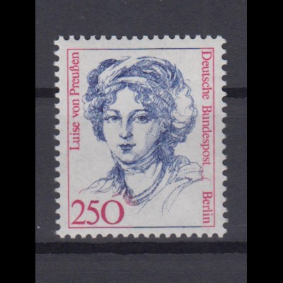Berlin 845 Einzelmarke Frauen Luise von Preußen 250 Pf postfrisch 