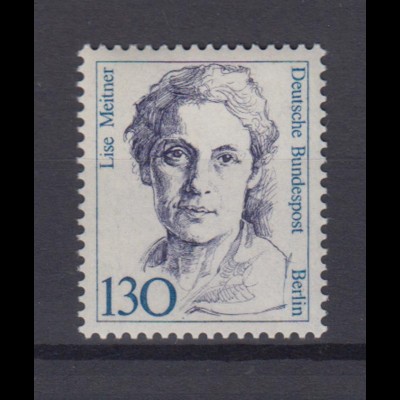 Berlin 812 Einzelmarke Frauen Lise Meitner 130 Pf postfrisch