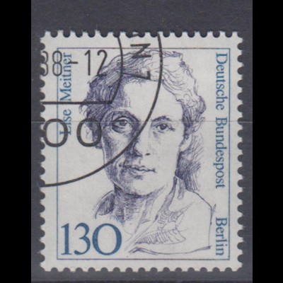 Berlin 812 Einzelmarke Frauen Lise Meitner 130 Pf gestempelt /2