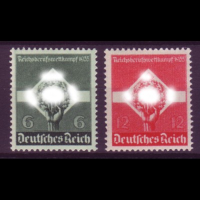 Deutsches Reich 571-572 Reichsberufswettkampf 6 Pf + 12 Pf postfrisch