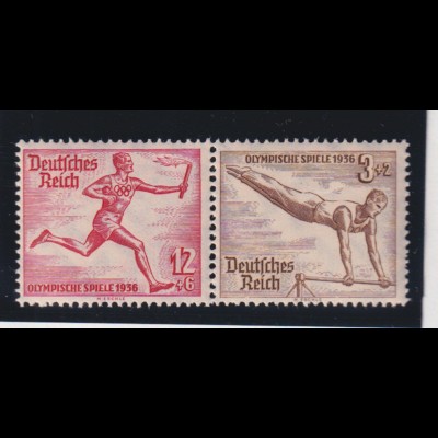 Deutsches Reich ZD W 109 Olympische Sommerspiele 613/609 postfrisch