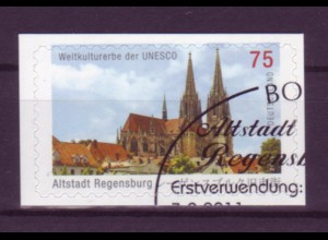 Bund 2850 SELBSTKLEBEND Folienblatt Dom St. Peter Regensburg 75 Cent ESST