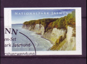 Bund 2908 SELBSTKLEBEND Folienblatt Nationalpark Jasmund 55 Cent mit ESST