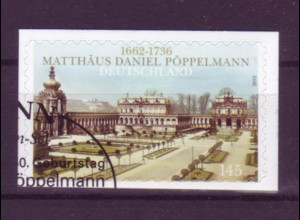 Bund 2915 SELBSTKLEBEND Folienblatt Matthäus D. Pöppelmann 145 C ESST /1
