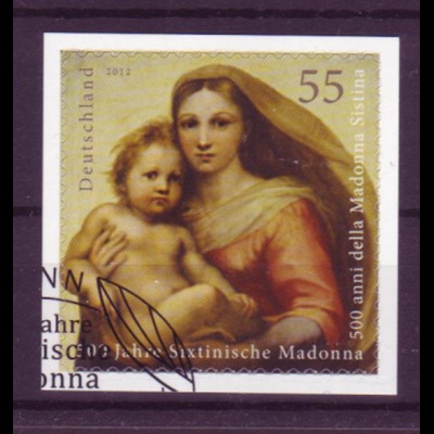 Bund 2965 SELBSTKLEBEND aus MH 90 500 Jahre Sixtinische Madonna 55 C mit ESST