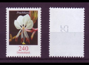 Bund 2969 RM mit ungerade Nummer Blumen Prachtkerze 240 Cent postfrisch