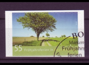Bund 2923 SELBSTKLEBEND Folienblatt Ferien in Deutschland 55 Cent mit ESST