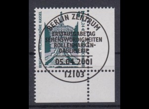 Bund 2176 Eckrand rechts unten SWK 47 Pf/0,24 € mit Ersttagsstempel Berlin