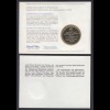 Medaillenbrief USA Jahrestag Unabhängigkeitserklärung 1976 mit Silbermedaille PP