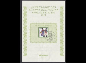 Bund 1696 Jahresgabe BDPH Deutsche Trachten 1993 ESST