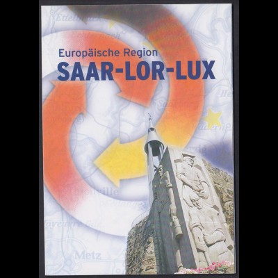 Bund 1957 Jahresgabe Europäische Region Saar-Lor-Lux 1997 ESST 