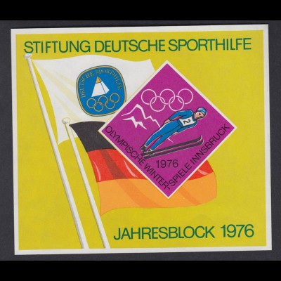 Bund Offiziller Farbsonderdruck Sporthilfe Jahresbl 1976 Olympische Winterspiele