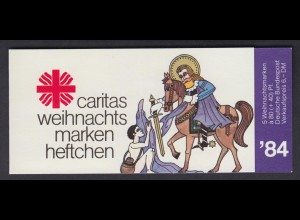Bund Caritas Weihnachten Markenheftchen 5x 1233 80+ 40 Pf 1984 postfrisch 