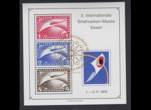 Vignette Bund 2.Internationale Briefmarken Messe Essen 1978 gestempelt