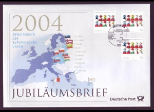 Bund Jubiläumsbrief 2004 Mi.Nr. 2397 ESST Erweiterung der Europäischen Union