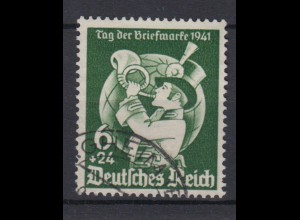 Deutsches Reich 762 Tag der Briefmarke 6+ 24 Pf gestempelt /1