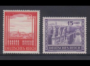 Deutsches Reich 804-805 Wiener Messe 12+ 8 Pf + 15+ 10 Pf postfrisch