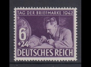 Deutsches Reich 811 Tag der Briefmarke 6+ 24 Pf postfrisch