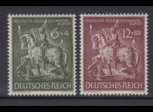 Deutsches Reich 860-861 Gesellschaft Goldschmiedekunst 6+ 4 Pf + 12+ 88 Pf **