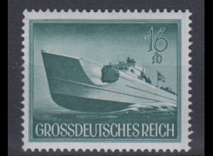 Deutsches Reich 881 y Tag der Wehrmacht Heldengedenktag 16+ 10 Pf postfrisch