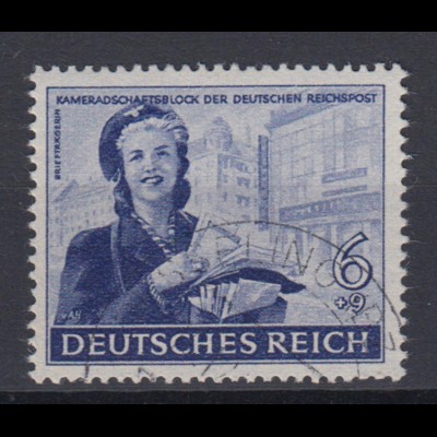 Deutsches Reich 888 Reichspost Bilder 1. Ausgabe 6+ 9 Pf gestempelt