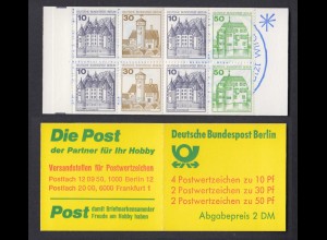 Berlin Markenheftchen 11b Burgen + Schlösser 1980 postfrisch 