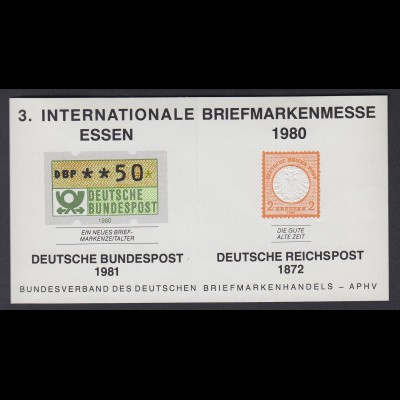 Vignette 3. Internationale Briefmarken Messe Essen 1980