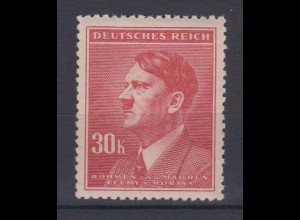 Böhmen + Mähren 109 Adolf Hitler 30 K postfrisch