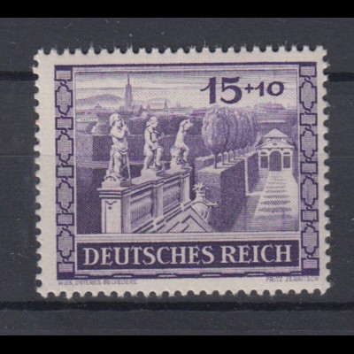 Deutsches Reich 805 Wiener Messe 15+ 10 Pf postfrisch