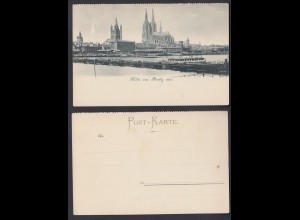 Ansichtskarte Köln von Deutz aus nicht gelaufen
