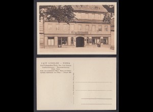 Ansichtskarte Cafe Scholze; Pirna Am Dohnaschen Platz nicht gelaufen