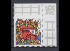 Bund 2368 Eckrand rechts oben Post Ländlicher Hausbriefkasten 55 Cent ESST
