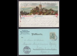 Ansichtskarte Gruss aus der Burg Blankenstein 1902