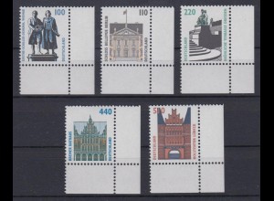 Bund 1934-1938 Eckrand rechts unten SWK (XX+XXI) postfrisch