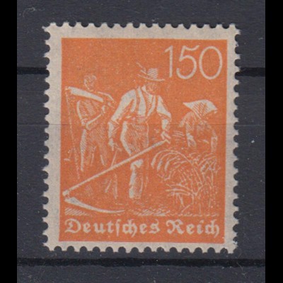 Deutsches Reich 169 Schnitter 150 Pf postfrisch 