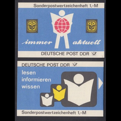 DDR SMHD 27 Zeitungsvertrieb mit 10x Mi.Nr. 3063 postfrisch