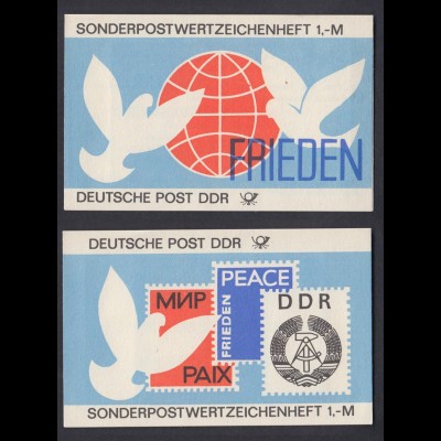 DDR SMHD 28 I Frieden mit 10x Mi.Nr. 3063 postfrisch