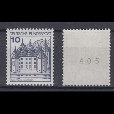 Bund 913 II Letterset RM mit ungerader Nummer Burgen + Schlösser 10 Pf **