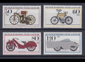 Bund 1168-1171 Historische Motorräder kompletter Satz postfrisch