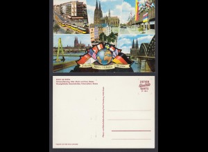 Ansichtskarte Intern. Messe Köln Rhein Mehrbildkarte nicht gelaufen