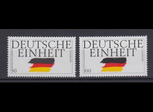 Bund 1477-1478 Deutsche Einheit 50 Pf + 100 Pf postfrisch