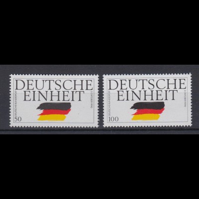 Bund 1477-1478 Deutsche Einheit 50 Pf + 100 Pf postfrisch