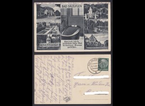 Ansichtskarte Bad Salzuflen Mehrbildkarte mit Spruch gestempelt 1940