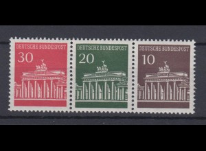 Bund 508,507,506 Zusammendruck W 26 Brandenburger Tor postfrisch