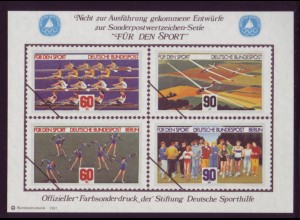 offizieller Farbsonderdruck Sporthilfe (19) 1981 Rudern,Langlauf etc.