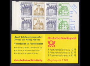 Bund Markenheftchen 22 I z Burgen + Schlösser 1980 postfrisch 