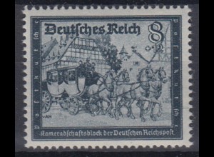 Deutsches Reich 889 Reichspost Bilder 1. Ausgabe 8+ 12 Pf postfrisch