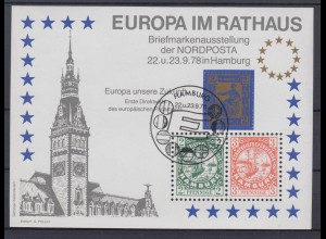 Vignette 1978 Nordposta Briefmarkenausstellung gestempelt