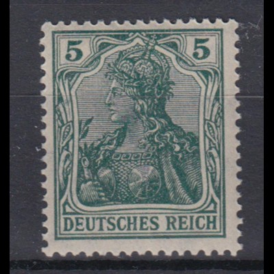 Deutsches Reich 85 IIa Germania 5 Pf postfrisch 